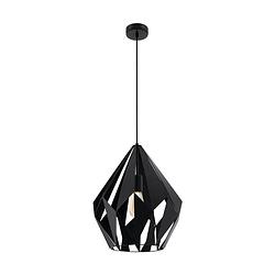 Foto van Eglo carlton 5 hanglamp - e27 - ø 38,5 cm - zwart