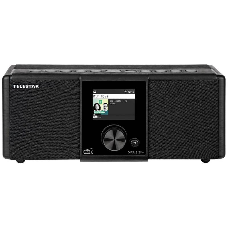 Foto van Telestar dira s 21i + internetradio internet, dab+, vhf (fm) aux, bluetooth, dab+, internetradio, radio-opname, fm, usb, wifi opnamefunctie, incl.