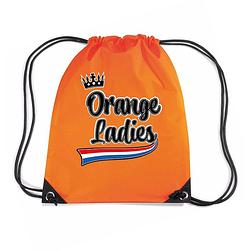 Foto van Oranje rugzak orange ladies koningsdag - waterafstotend - 45 x 34 cm - rugzakken