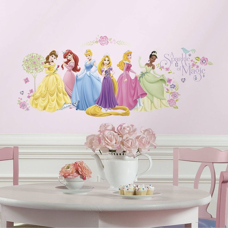 Foto van Muursticker princess roommates: glow