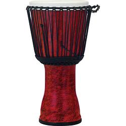 Foto van Pearl pbjvr-12/699 rope tuned djembe molten scarlet 12 inch