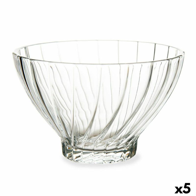 Foto van Kommenset transparant glas (ø 10,8 x 7 cm) (290 ml) (5 stuks)