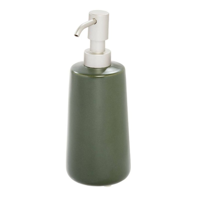 Foto van Idesign - zeeppomp, 355 ml, keramiek, mos groen - idesign eco vanity