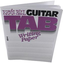 Foto van Ernie ball 7021 guitar tab writing paper notitieboek voor gitaar