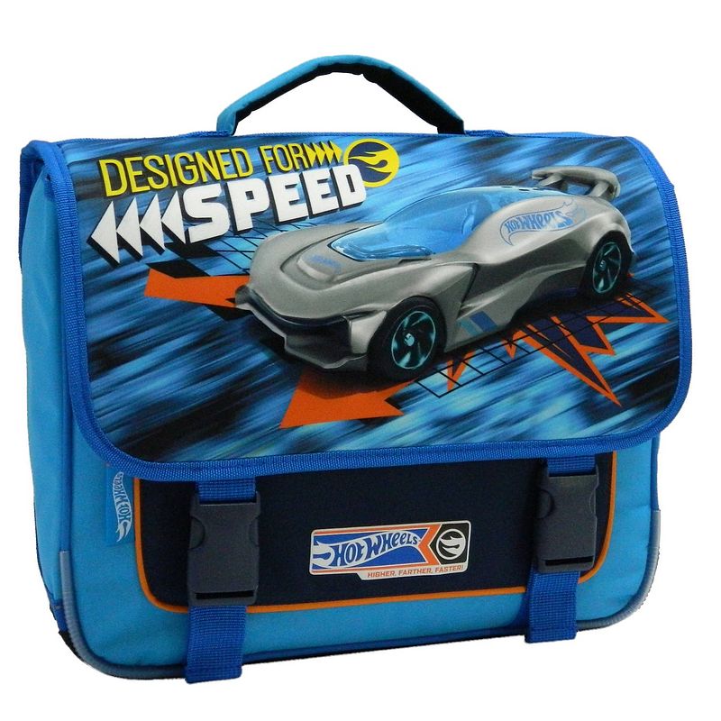 Foto van Hot wheels rugzak designed for speed 3d jongens 8 liter blauw