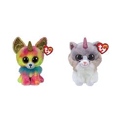 Foto van Ty - knuffel - beanie boo's - yips chihuahua & asher cat