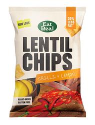 Foto van Eat real lentil chips chilli & lemon