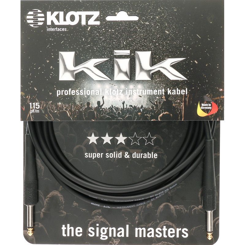 Foto van Klotz kikg9.0pp1 jack 2p - jack 2p 9 meter instrumentenkabel