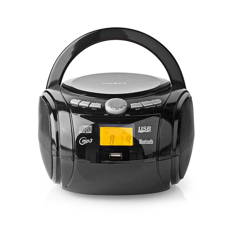 Foto van Nedis cd-speler boombox - spbb100bk