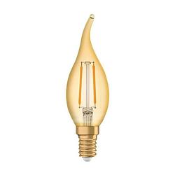 Foto van Osram vintage led flame light flame lamp e14 vintage edition 1906 - 2,5 w - amber