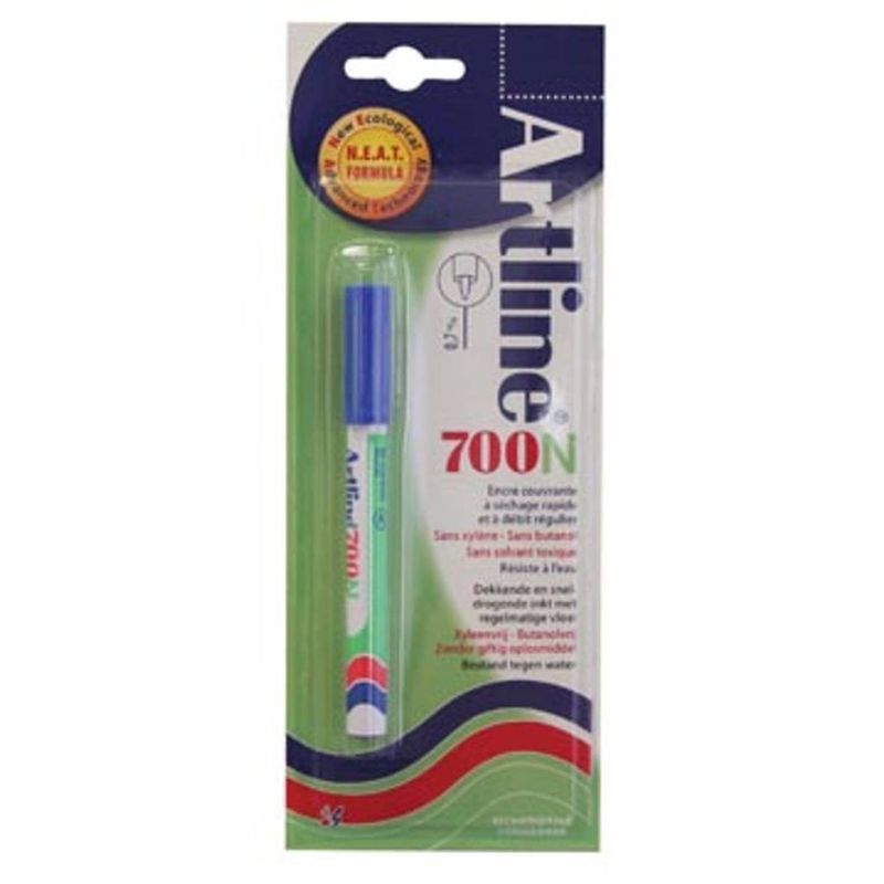 Foto van Permanent marker artline 700 blauw (op blister)