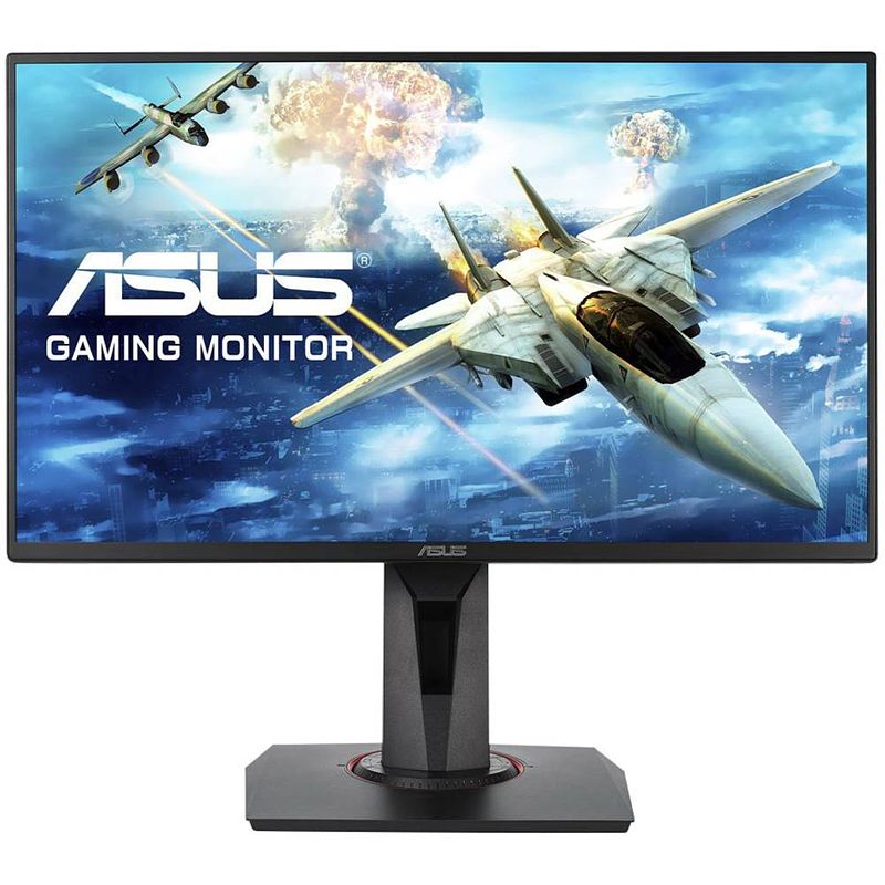 Foto van Asus vg258qr gaming monitor 62.2 cm (24.5 inch) energielabel f (a - g) 1920 x 1080 pixel full hd 1 ms hdmi, displayport, dvi tn led