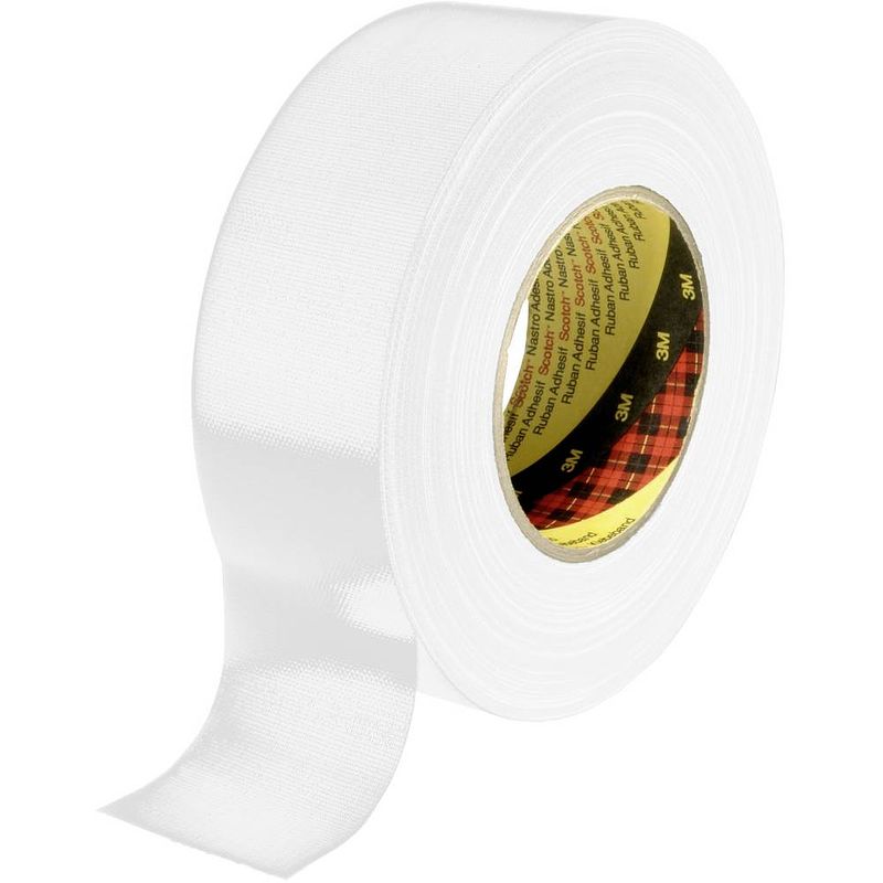 Foto van 3m 389w25 textieltape 389 wit (l x b) 50 m x 25 mm 1 stuk(s)