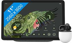 Foto van Google pixel tablet 128gb wifi grijs + pixel buds pro zwart