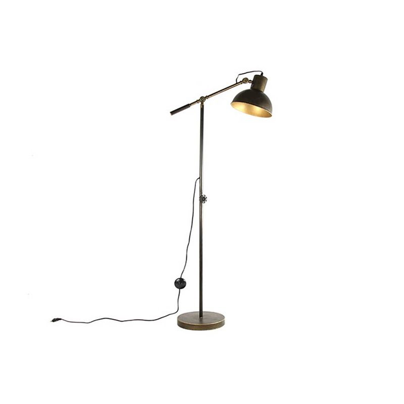 Foto van Non-branded staande lamp alain 157 cm e27 rvs brons