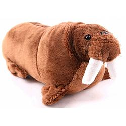 Foto van Pluche walrus knuffel 21 cm - knuffel zeedieren