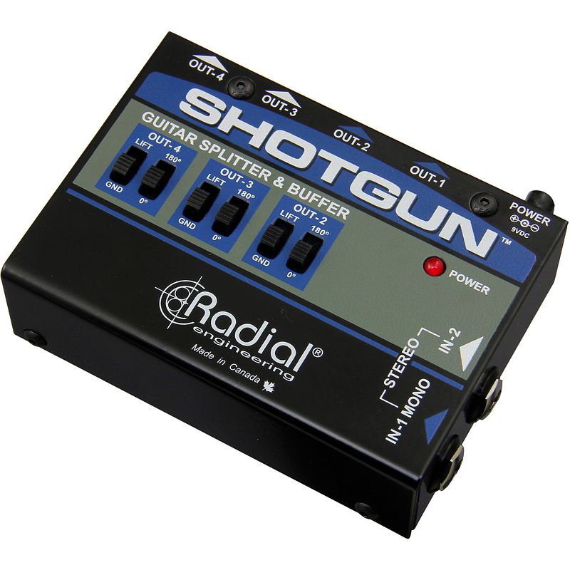 Foto van Radial shotgun signaalsplitter & buffer