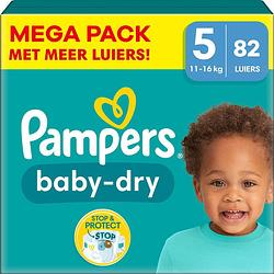 Foto van Pampers - baby dry - maat 5 - mega pack - 82 luiers