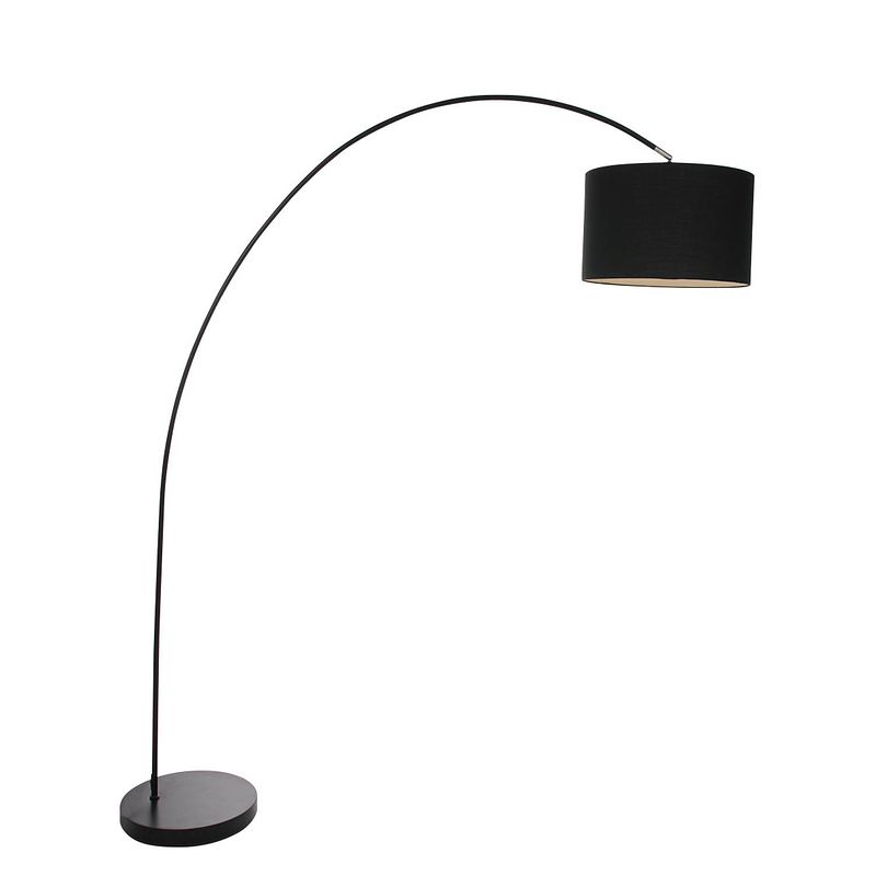 Foto van Steinhauer vloerlamp mexlite solva 7976zw zwart kap