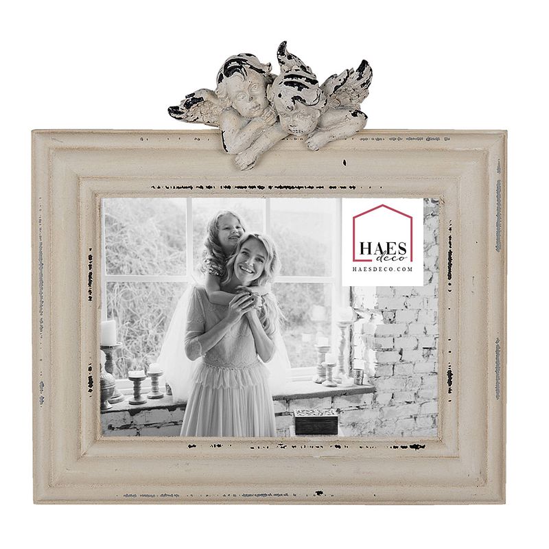 Foto van Haes deco - fotolijst 18x13 wit, formaat 24x5x24 cm - shabby chic