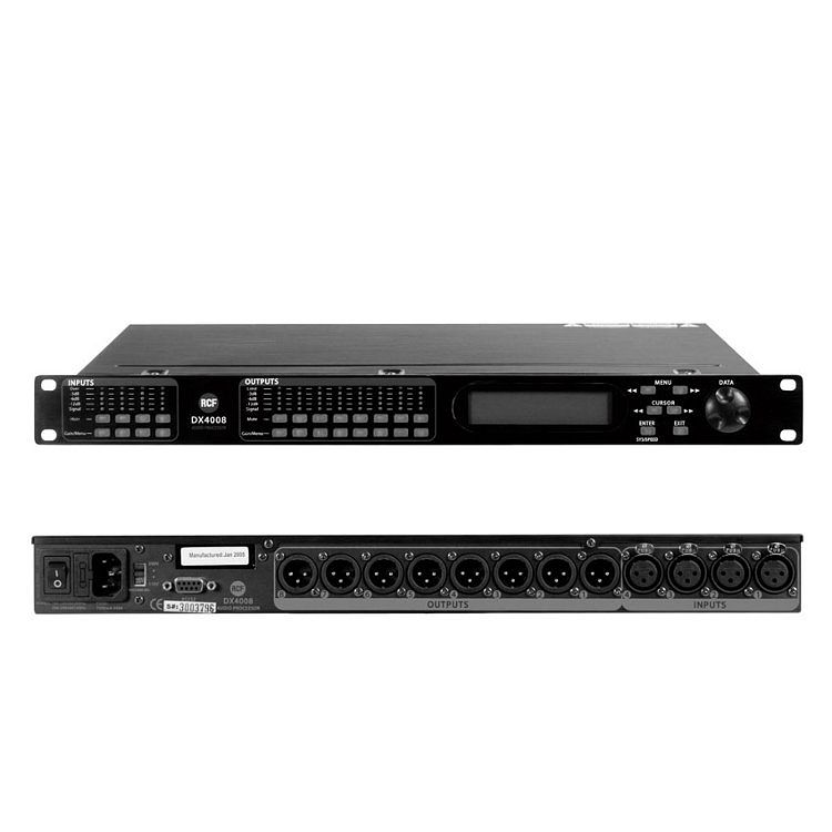 Foto van Rcf dx 4008 4 in- en 8 output digitale speaker processor