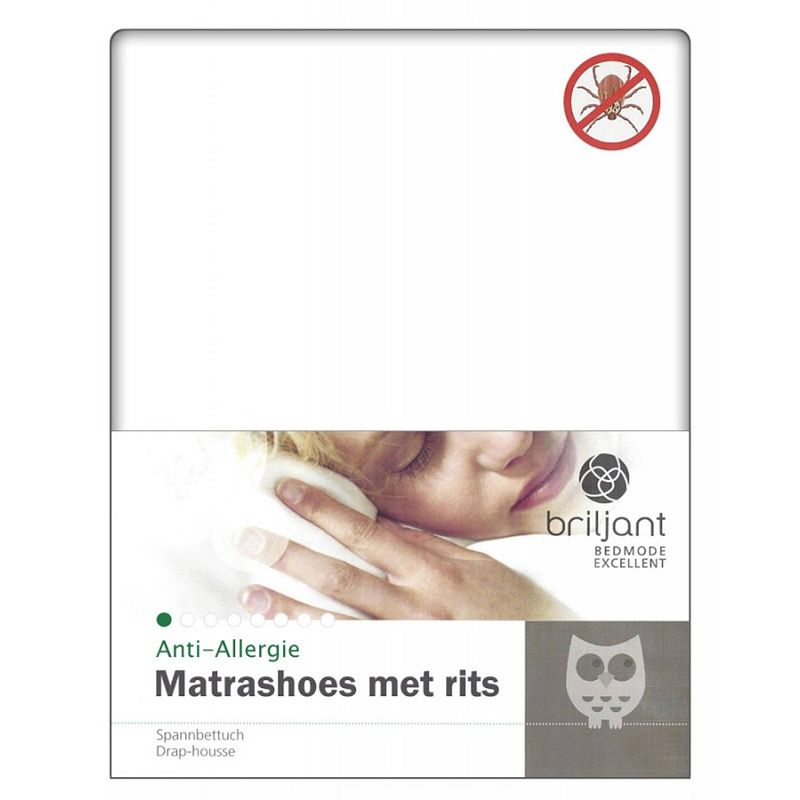 Foto van Matrasvernieuwer/beschermer anti allergie evolon (15cm)-60 x 120 cm