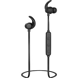 Foto van Thomson wear7208bk in ear oordopjes bluetooth sport zwart noise cancelling headset, volumeregeling