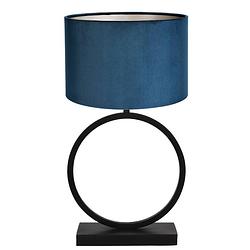 Foto van Light & living liva tafellamp blauw