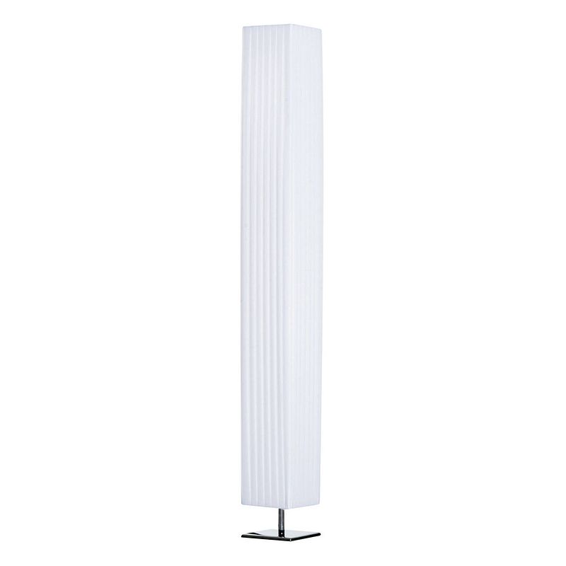 Foto van Vloerlamp - staande lamp - stalamp - modern - 14b x 120h cm - wit