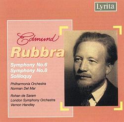 Foto van Rubbra: symphony nos 6 & 8, soliloq - cd (5020926023421)