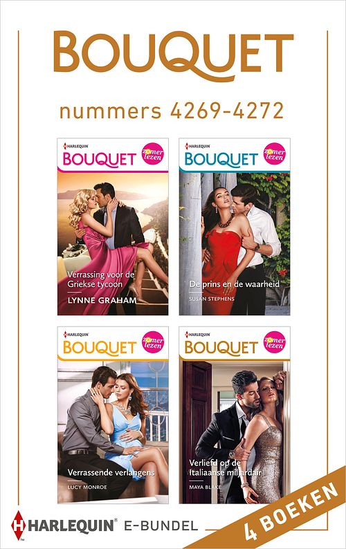 Foto van Bouquet e-bundel nummers 4269 - 4272 - lucy monroe - ebook (9789402552133)