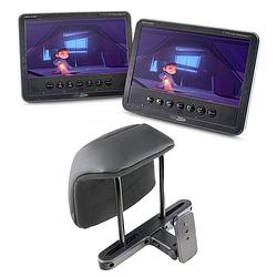 Foto van Caliber draagbare dvd speler auto - set van 2 schermen incl. hoofdsteunhouder- 7 inch - met accu voor 1.5 uur