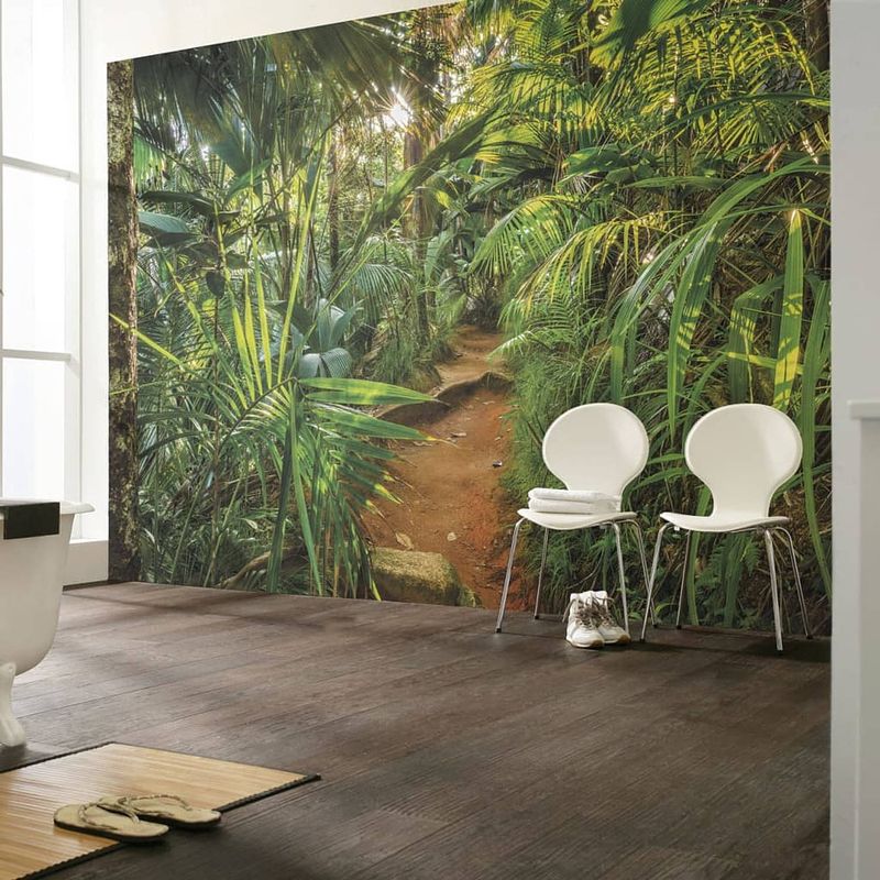 Foto van Komar fotobehang jungle trail 368x254 cm