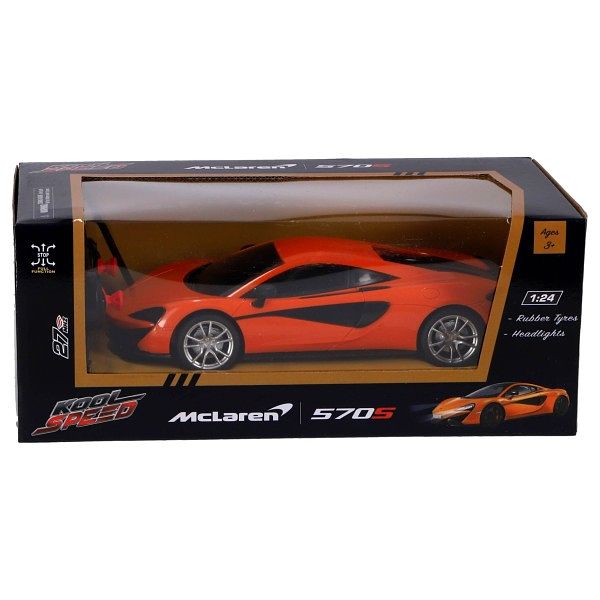 Foto van Radiografisch bestuurbare auto mclaren 1:24 570s oranje