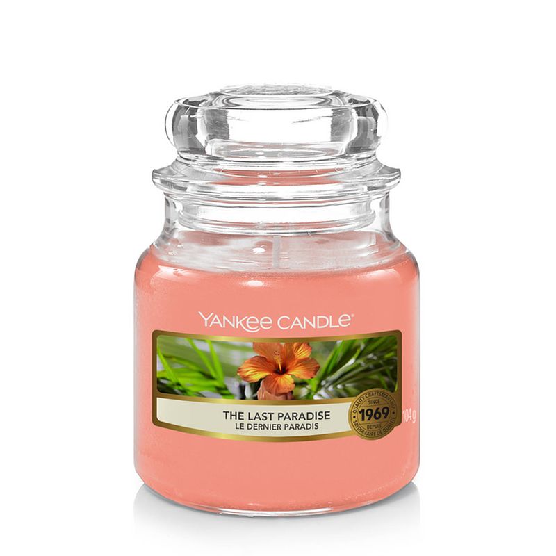 Foto van Yankee candle geurkaars small the last paradise - 9 cm / ø 6 cm