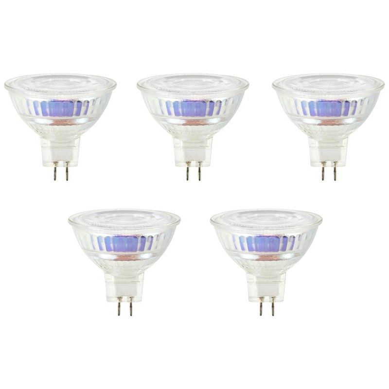 Foto van Sygonix sy-5781924 led-lamp energielabel f (a - g) gu5.3 reflector 6.5 w = 50 w warmwit (ø x h) 44 mm x 50 mm 5 stuk(s)