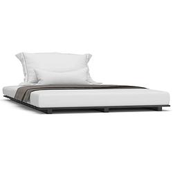 Foto van The living store houten bedframe - massief grenenhout - stabiel bedframe - stevige lattenbodem - 190x140x5 cm