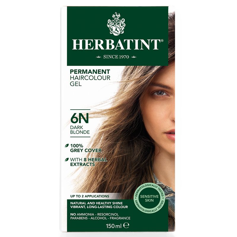 Foto van Herbatint haarverf gel - 6n donkerblond