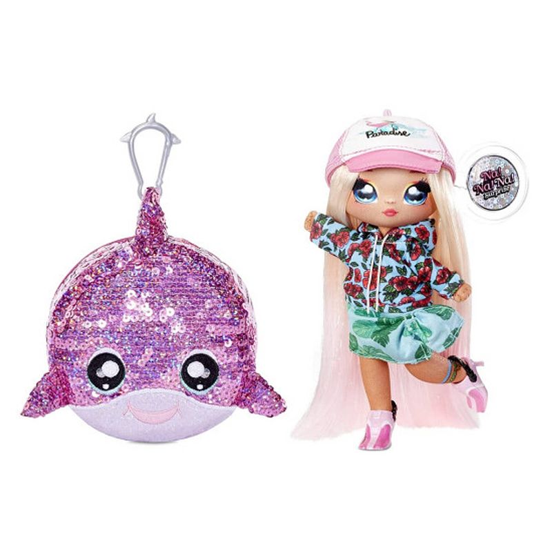 Foto van Na! na! na! surprise - 2-in-1 pom sparkle doll - krysta splash - modepop