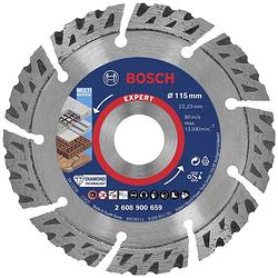 Foto van Bosch accessories 2608900659 expert multimaterial diamanten doorslijpschijf diameter 115 mm 1 stuk(s)