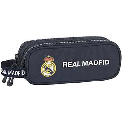 Foto van Real madrid cf etui junior 21 x 8 cm polyester blauw