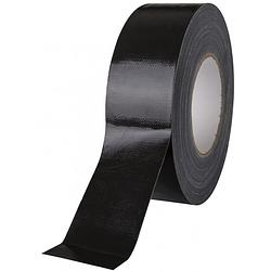 Foto van Briteq gaffer tape std 50 black gaffa tape 50 mm x 50 m