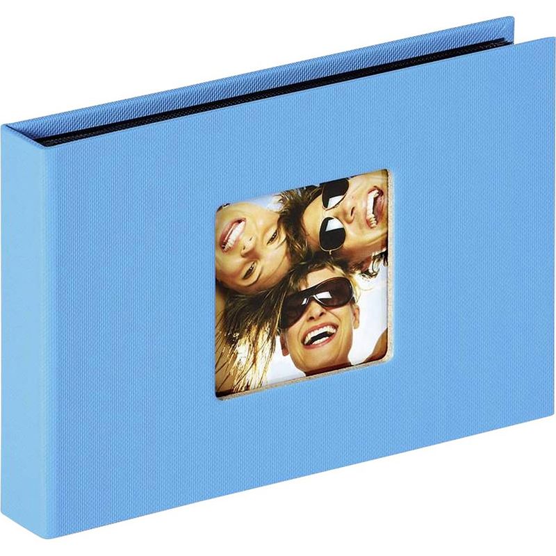 Foto van Walther+ design ma-353-u fotoalbum (b x h) 17 cm x 12 cm blauw