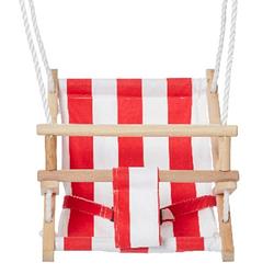 Foto van Happy people babyschommelzitje bambini 45 cm rood/wit