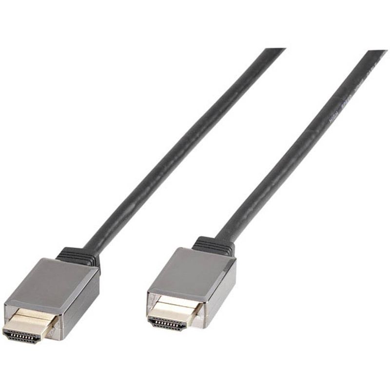 Foto van Vivanco hdmi aansluitkabel hdmi-a stekker, hdmi-a stekker 3.00 m zwart 47172 hdmi-kabel