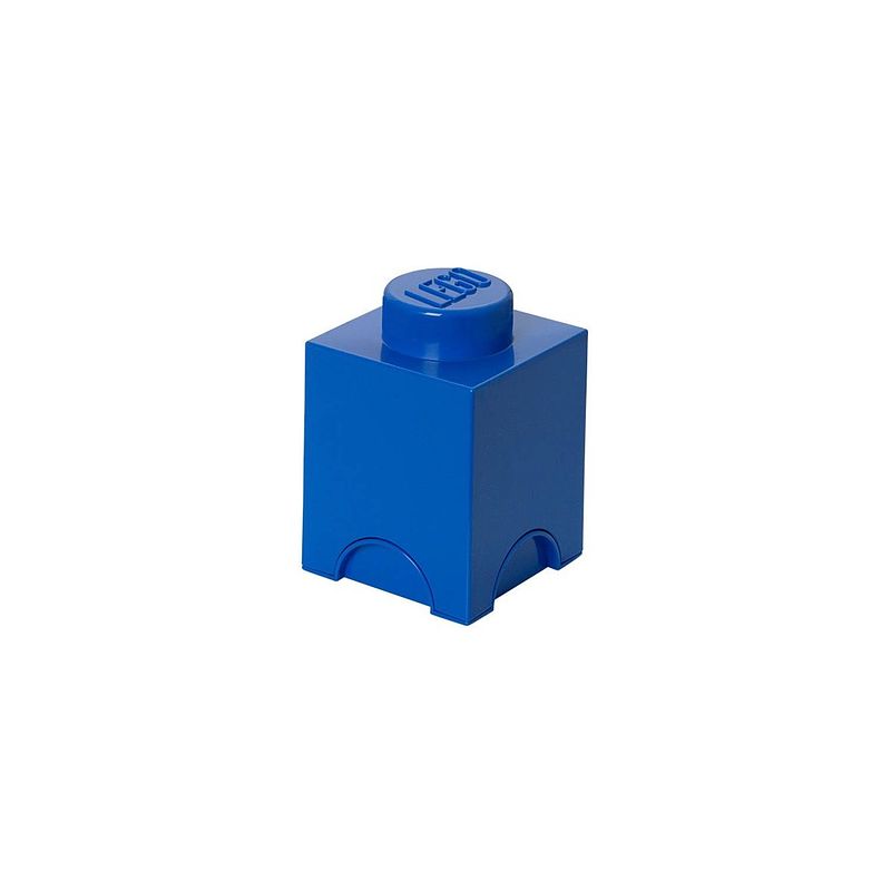 Foto van Lego brick 1 opbergbox - blauw