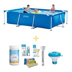 Foto van Intex zwembad - frame pool - 300 x 200 x 75 cm - inclusief ways onderhoudspakket