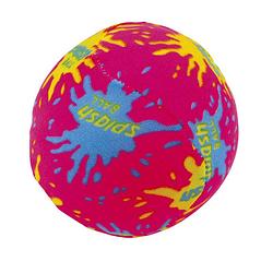 Foto van Beco sponsbal junior 8 cm polyester roze/blauw/geel