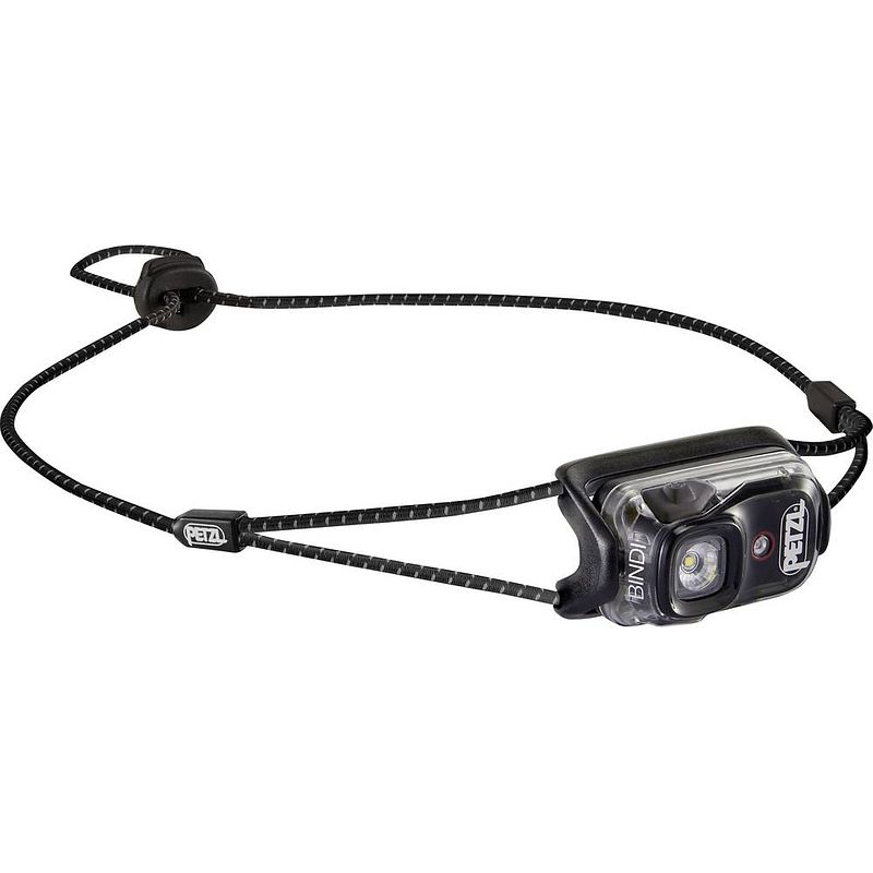 Foto van Petzl bindi led hoofdlamp werkt op een accu 200 lm e102aa00