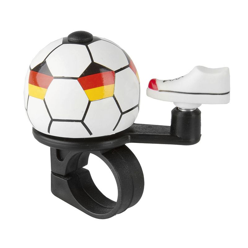 Foto van M-wave fietsbel mini voetbal duitsland